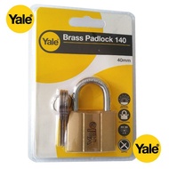 Yale V140-40 Brass Padlock 140 Padlock 40mm