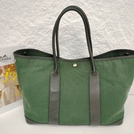Hermes 愛馬仕 Garden party 36 65中綠色 R刻