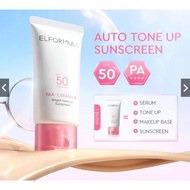 *SINAR* ELFORMULA Nia-Ceramide Bright Tone Up Sunscreen SPF50 PA++++ | Sunscreen Tone Up Bright Glow