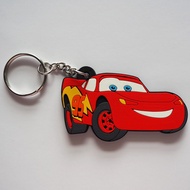 Lightning McQueen Rubber Keychain