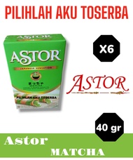 ASTOR MATCHA 40 gr / ASTOR Waferstick MATCHA 40 gr ( HARGA 6 PCS )