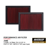 (2PCS) NISSAN FX37 / QX70 3.7 V6 - WORKS AIR FILTER
