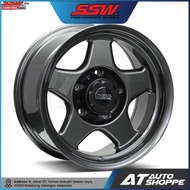 (1PC) SSW WHEELS S323 GUN METAL 16x8J ET-10 5hX139.7 4X4 4WD SUZUKI JIMNY