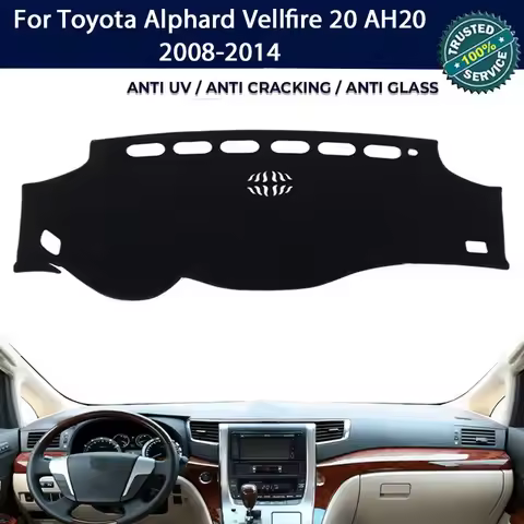 Custom Anti-UV Dashboard Cover Dash Mat Protector Pad For Toyota Alphard Vellfire 20 AH20 Center Con