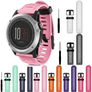 Soft Silicone Strap Replacement Watch Band with Tools Suitable for Garmin Fenix 3,Sports Wristband strap for Garmin Fenix 3 Watch accessories