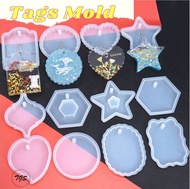 ~TGS~ Tags mold For Epoxy Resin plaster 挂牌模具