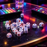 Dice, dice, gambling, bar ktv Stopper/Colorful entertainment game dice, large-sized number dice FGGU