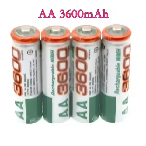 2026 New 1.2V AA 3600mAh Battery NI MH Pre-Charged Batteries Ni-MH Rechargeable AA3600 Battery For T