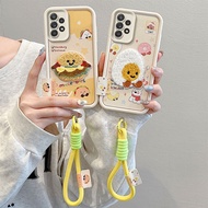 Casing Samsung A52 4G 5G Casing Samsung A52s Casing Compatible with embroidery Leather Pattern Cute 