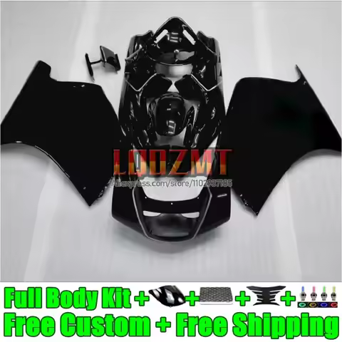 Glossy Black Body Kit For SUZUKI RGV250 RGVT RGV 250 CC 1988 1989 30LD.0 SAPC VJ21 RGVT-250 RGVT250 