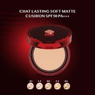 CHAT Lasting Soft Matte Cushion SPF50PA+++ 14g. AI foundation cushion