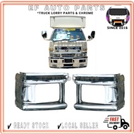 DAIHATSU DELTA DV57 DV58 DV99 DV116 CHROME HEAD LAMP RIM LORRY LORI 1TON 3TON LAMP COVER BASE LEFT RIGHT LAMPU BESAR