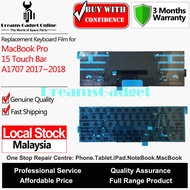 Replacement Keyboard Film for Laptop MB Pro 15 Touch Bar A1707 2016 2017 US Keyboard