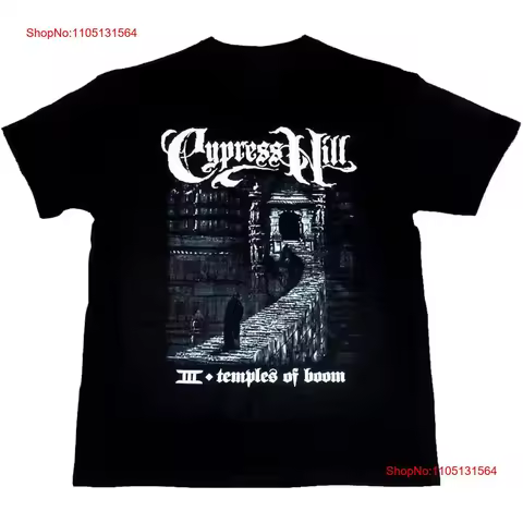 Cypress Hill III Temples of Boom T Shirt Black S 5XL 1J0010 vintage Washed Comfortable streetwear Br