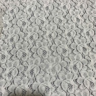 1 Meter of White Cotton Lace Fabric, Size 1m3, Company Products