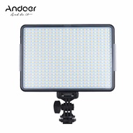 Andoer W500 Professional Dimmable LED Video Light Fill Light (Black)