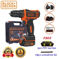 BLACK &amp; DECKER BDCDD12K-B1 10.8V Li-Ion Cordless Drill (BDCDD12K)