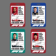 Formula One F1 Driver Collectible Cards