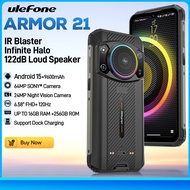 Ulefone Armor 21 Rugged Phone 16GB RAM 256GB ROM Smartphone Android 15 G99 Mobile phone 64MP 9600mAh