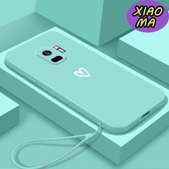 Suitable for Samsung S8 Samsung S8 Plus Samsung S9 Samsung S9 Plus Samsung S10 Samsung S10 Plus White love Heart phone case