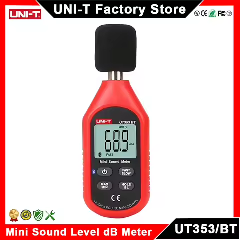 UNI-T UT353 UT353BT Sound Level Meter Bluetooth Digital Decibel Meter 30-130dB Noisemeter Mini DB Me