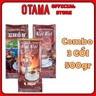COMBO 3 PACKAGES OF ELEPHANT WEAK CAFE 1 ELEPHANT 3 MIXED MIXED WITH BOLD FRAGRANCE HIGH CAFEIN PACK