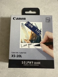 Canon 佳能XS-20L 彩色墨水/標籤套裝卡片尺寸 54X85MM 20 張適用於 QX10/QX20 (V231) 相紙 連 墨 camera