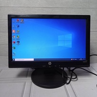 Led Lcd monitor komputer/cctv 16 inch wide mulus