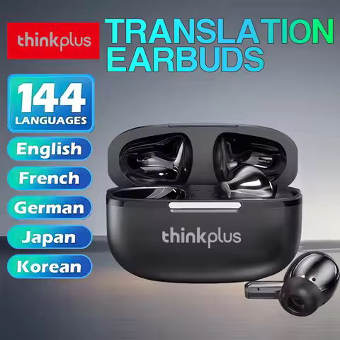 Original Thinkplus Translation Earphones, HD Stereo Headphones In Ear Headphones Microphone Can Tran