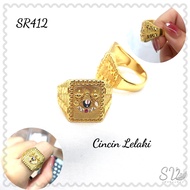 Cincin Emas Korea Lelaki SW - Cincin Lelaki (OHM SUNSKRIT DOLLAR SEMPOA GANESHA) (ER390)(ER358)(ER36