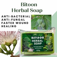 BITOON HERBAL SOAP ANTI-FUNGAL SOAP ANTI-BACTERIAL BODY SOAP ALL NATURAL HANDMADE SOAP 100G