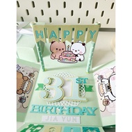 Handmade 31st Birthday “Bubu & Dudu” Explosion Box