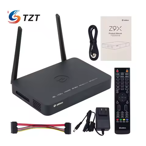 TZT Zidoo Z9X PRO 6G+64G 8K/4G+32G 4K TV Box HDR 4K/8K Media Player with OS for Android 11 Supports