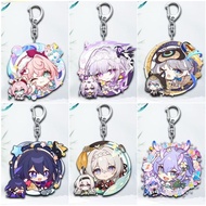 2025 Game  Cute Cartoon Character Acrylic Keychain Hyacinthia Hyacine Castorice Cipher Cifera Seele 