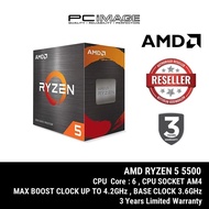 AMD RYZEN 5 5500 \ RYZEN  5500GT  Wraith Stealth Cooler AM4 Processor