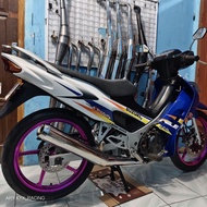 SUZUKI Nuclear Bobokanknalpot Satria Shark Dolphin BOKIR ChromeSUZUKI
