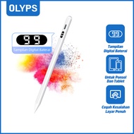 OLYPS ปากกาสไตลัสอเนกประสงค์สำหรับแอนดรอยด์ iOS วินโดว์ปากกาสัมผัสหน้าจอแบบ Capacitive สำหรับ iPad Apple pencil สำหรับปากกาแท็บเล็ต Huawei Xiaomi