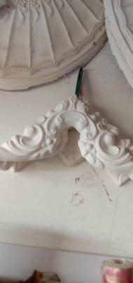 siku Ornamen gypsum Lis Gypsum siku  bunga lampu gypsum