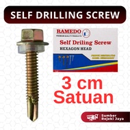 Self Drilling Screw Drilling Screw/ 12 x 30 | 3cm | Unit Unit Unit | RAMEDO