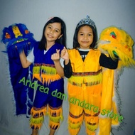 New Barongsai Fullset Eyes Flash Costume |
