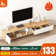 TV Cabinet 4ft 5ft TV Media Storage Cabinet Adjustable Rak TV Modern TV Cabinet Almari TV Living Roo