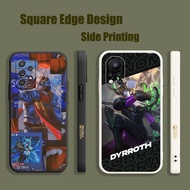 Casing For OPPO A33 A37 A35 F7 Neo 7 9 F11 Pro Dyrroth Skin Floral Knight Lancelot Mobile Legends UHK07 Phone Case Square Edge