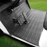 EZGO TXT Golf Cart Floor Mat, Upgraded Full Coverage Liner Mat Replacement Install Easily Thick Rubb