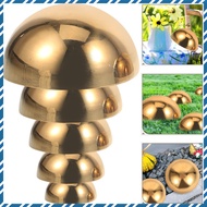 Decoration Garden Gardens Half Circle Steel Shiny Sphere Semi Hemisphere Spheres Mirror huyisheng