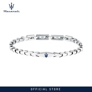 MASERATI Jewels 215mm Mens Stainless Steel Bracelet Blue JM225AVD85 (Adjustable)