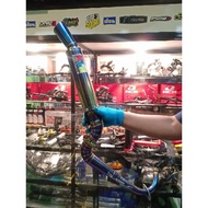NLK noo lamlukka mio sporty carb racing exhaust full system can silencer and inlet neck 50-51mm