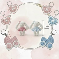 bunny stuffed toy crochet/bunny plushie/gender reveal giveaways