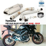 Exhaust For Yamaha Yzf R125 Mt125 R15 Mt15 V1 V2 mt-15 2008-2017 Motorcycle Muffler Db-Kller Exhaust