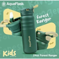 Aquaflask 24oz NEW KIDS SIP COLLECTION-Wide Mouth with Spout Lid Vacuum Insulated Stainless Steel
