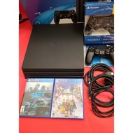 Sony Playstation 4 Pro (PS4 Pro) 1 TB Console Bundle w/2 Games &amp; 2 Controllers